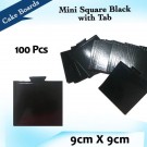 Mini Square Black With Tab Cake Board 9X9cm 100units