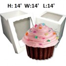 Giant Cupcake Window Box - 14" x 14" x 14" ($5.50/pc x 25 units)