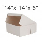 Cake Boxes - 14" x 14" x 6" ($2.80/pc x 25 units)