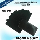 Mini Rectangular Black With Tab Cake Board 10X5.5cm 100units